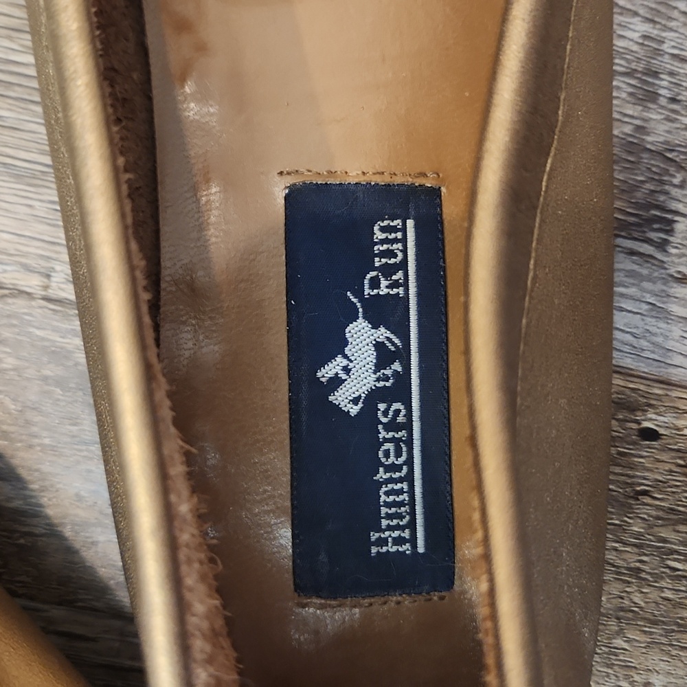 Hunters Club Womens Gold Slip On Driving Shoe Size 10/10.5 Loafer Casual Comfort - Picture 7 of 7